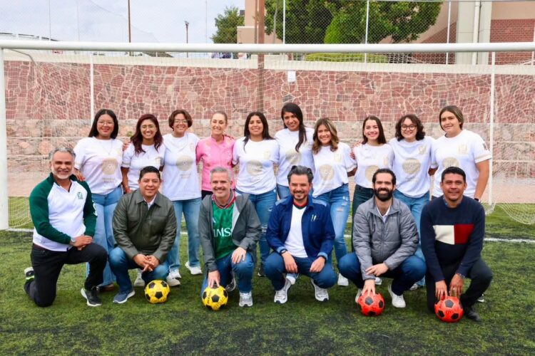 RICARDO GALLARDO Y CLAUDIA SHEINBAUM RESPALDAN AL TALENTO POTOSINO CON EXPERIENCIA MUNDIALISTA