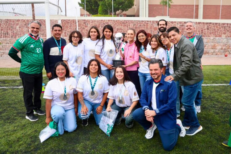 RICARDO GALLARDO Y CLAUDIA SHEINBAUM RESPALDAN AL TALENTO POTOSINO CON EXPERIENCIA MUNDIALISTA
