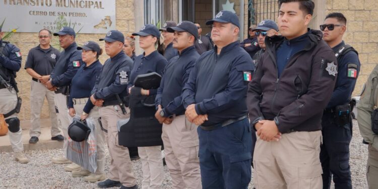 GOBIERNO ESTATAL REFUERZA LA SEGURIDAD EN CERRO DE SAN PEDRO