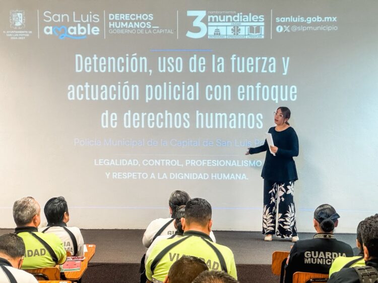 Policía de la Capital fortalece la capacitación policial con enfoque en derechos humanos