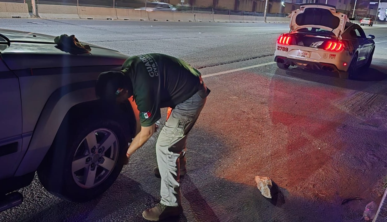 DIVISIÓN CAMINOS FORTALECE OPERATIVO “CORREDOR MUNDIALISTA” EN SAN LUIS POTOSÍ
