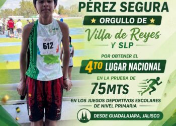 VILLA DE REYES CELEBRA PARTICIPACIÓN DE SUS ESTUDIANTES EN JUEGOS NACIONALES; LOGRAN CUARTO LUGAR EN ATLETISMO
