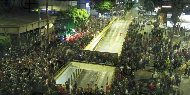 SSPC de la Capital reporta saldo blanco tras operativo de seguridad por festejos del triunfo de la Selección Mexicana