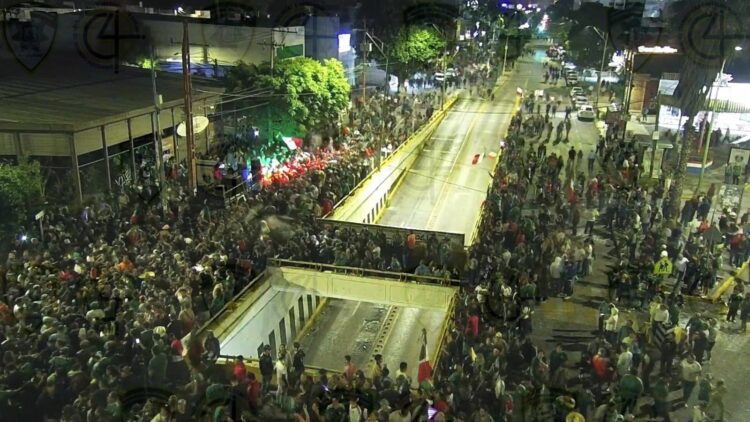SSPC de la Capital reporta saldo blanco tras operativo de seguridad por festejos del triunfo de la Selección Mexicana