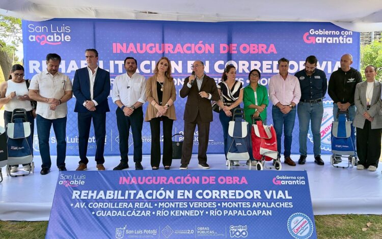 Enrique Galindo entrega corredor vial estratégico que transforma la movilidad en Lomas