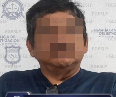 FISCALÍA APREHENDE A PRESUNTO RESPONSABLE DE VIOLACION AGRAVADA EN LA CAPITAL POTOSINA