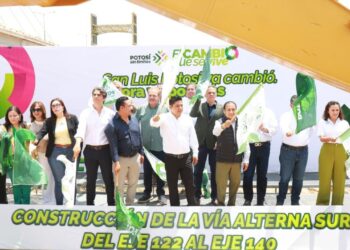 EL GOBERNADOR RICARDO GALLARDO PONE EN MARCHA LA SEGUNDA ETAPA DE LA VÍA ALTERNA SUR