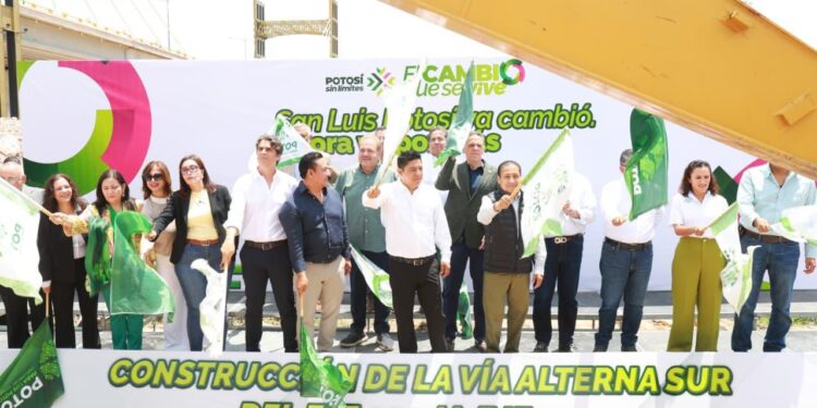 EL GOBERNADOR RICARDO GALLARDO PONE EN MARCHA LA SEGUNDA ETAPA DE LA VÍA ALTERNA SUR