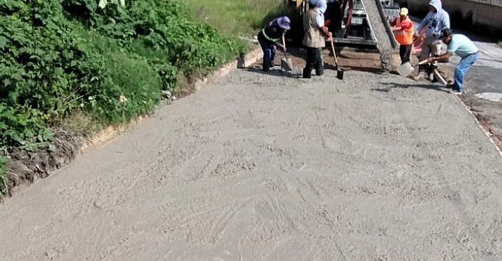 Gobierno de la Capital refuerza Sierra Vista con reparación definitiva y de mayor durabilidad