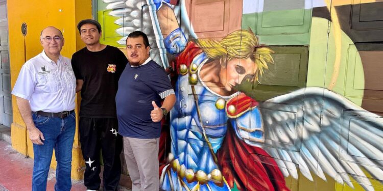 Trazo, pasión y futbol: San Luis Capital se llena de arte y color