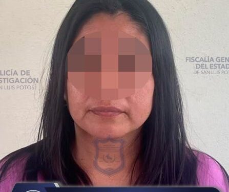 *FISCALÍA POTOSINA DETIENE A MUJER SEÑALADA POR DESPOJO*