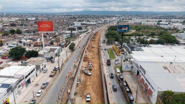 PASO INFERIOR DE CIRCUITO POTOSÍ Y AV DE LAS TORRES  QUEDARÁ LISTO PARA FENAPO