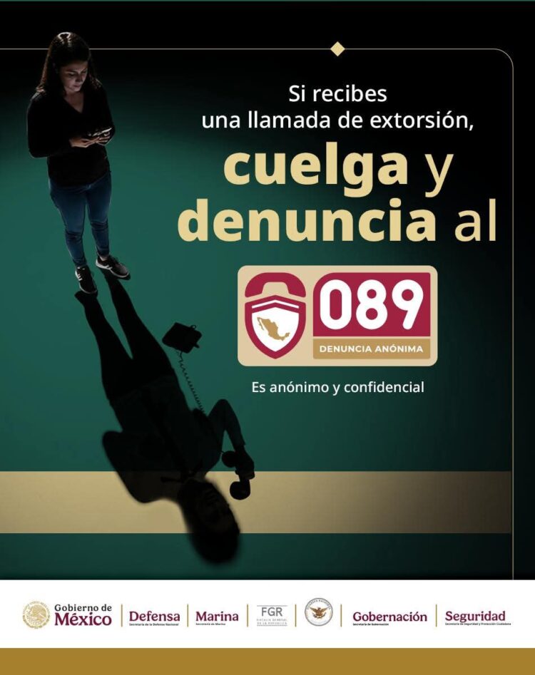 PREVENCIÓN Y DENUNCIA, CLAVES PARA EVITAR SER VÍCTIMA DE EXTORSIÓN: SSPC