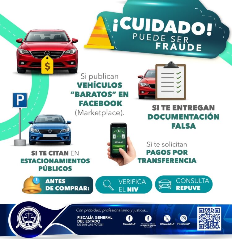 FGESLP ACCIONA CONTRA FRAUDES EN LA COMPRA DE VEHÍCULOS