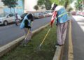 Trabajos diurnos y nocturnos refuerzan la limpieza de principales avenidas de San Luis Capital