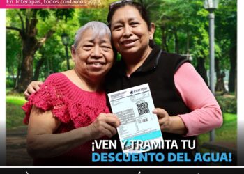 Interapas invita a renovar “Beneficio 50” para el pago de agua