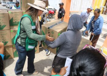 APOYOS ALIMENTARIOS LLEGAN DIRECTAMENTE A FAMILIAS DE CUATRO REGIONES
