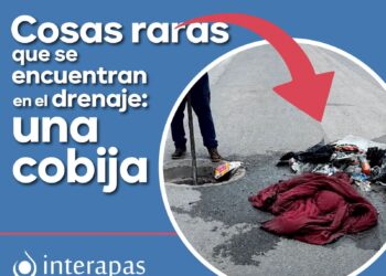 INTERAPAS libera de basura más de 7.4 kilómetros de la red sanitaria