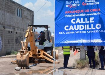 Gobierno de la Capital inicia obra hidrosanitaria en la colonia Mártires de la Revolución
