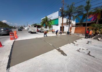 Continúan esta semana los trabajos para reforzar la seguridad vial en avenida Chapultepec