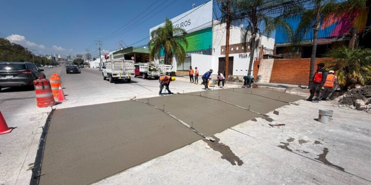 Continúan esta semana los trabajos para reforzar la seguridad vial en avenida Chapultepec