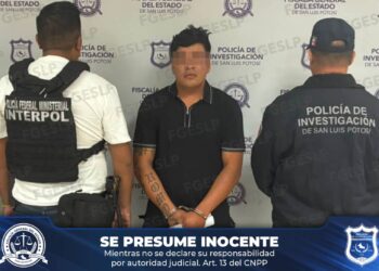*FISCALÍA POTOSINA E INTERPOL CAPTURAN A SUJETO BUSCADO POR HOMICIDIO EN ESTADOS UNIDOS*