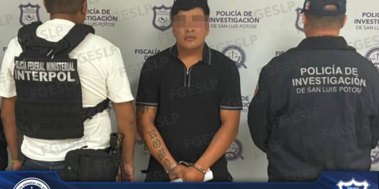 *FISCALÍA POTOSINA E INTERPOL CAPTURAN A SUJETO BUSCADO POR HOMICIDIO EN ESTADOS UNIDOS*