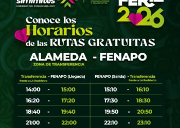 GOBIERNO ESTATAL FACILITA TRASLADO GRATUITO A LA FENAPO 2026
