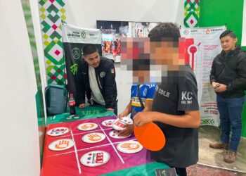 STAND DE SEGURIDAD EN FENAPO 2026 ACERCA LA PREVENCIÓN A LAS FAMILIAS POTOSINAS