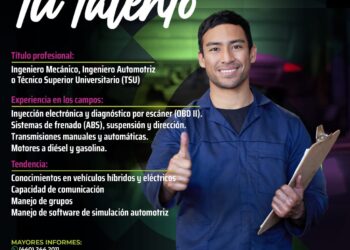 ICAT CONVOCA A PROFESIONALES CON EXPERIENCIA EN EL SECTOR AUTOMOTRIZ
