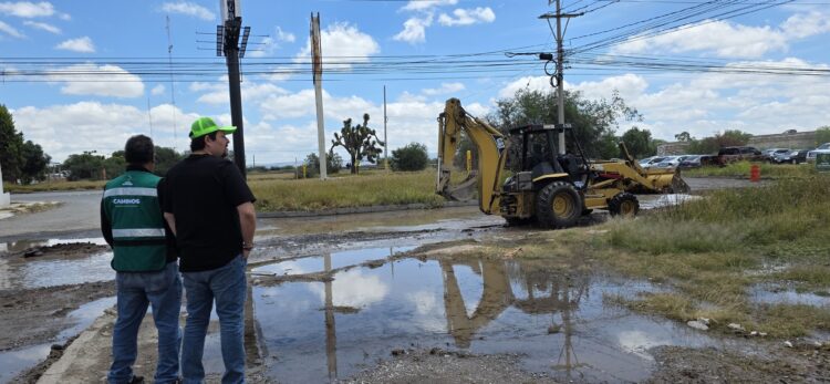 GOBIERNO DEL ESTADO AVANZA EN LA REHABILITACIÓN DE EJES DE LA ZONA INDUSTRIAL
