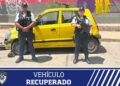 Agentes de la Policía de la Capital recuperan un vehículo con apenas unas horas de haber sido sustraído