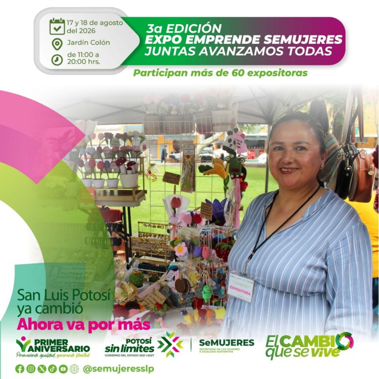 MÁS DE 60 EMPRENDEDORAS OFRECERÁN SUS PRODUCTOS EN JARDÍN COLÓN