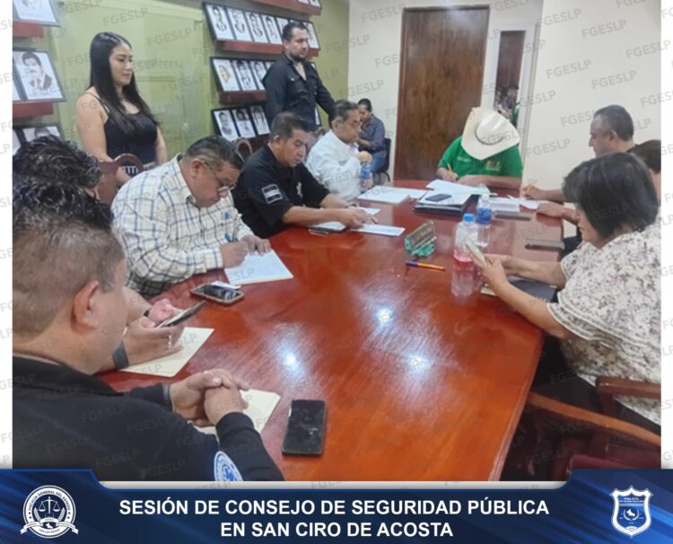 FISCALIA PARTICIPA EN LA VIGÉSIMA SESIÓN ORDINARIA DEL CONSEJO MUNICIPAL DE SEGURIDAD PÚBLICA