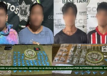 ACCIONES DE INTELIGENCIA DE LA GCE DERIVAN EN CUATRO DETENCIONES MÁS, EN LA HUASTECA