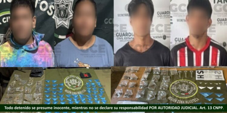 ACCIONES DE INTELIGENCIA DE LA GCE DERIVAN EN CUATRO DETENCIONES MÁS, EN LA HUASTECA