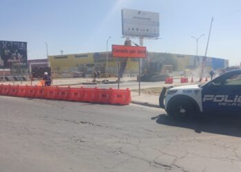 Policía Vial de la Capital coordina dispositivo vial por obras en el bulevar Jacobo Payán Latuff