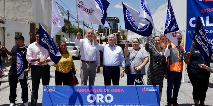 Enrique Galindo pone en marcha renovación de calle Oro, en la tradicional zona de Morales