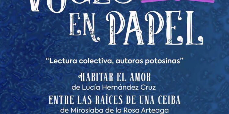 Invita Cultura Municipal a disfrutar de Jueves Literario con lectura colectiva de autoras potosinas.