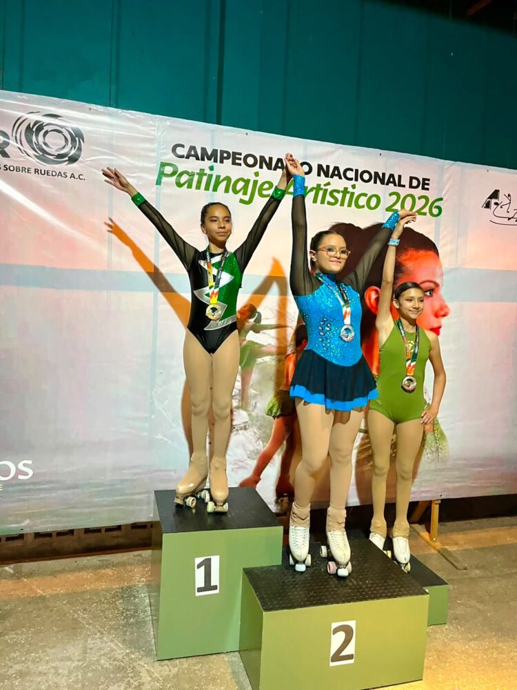 POTOSINOS CONQUISTAN 27 MEDALLAS EN CAMPEONATO NACIONAL DE PATINAJE