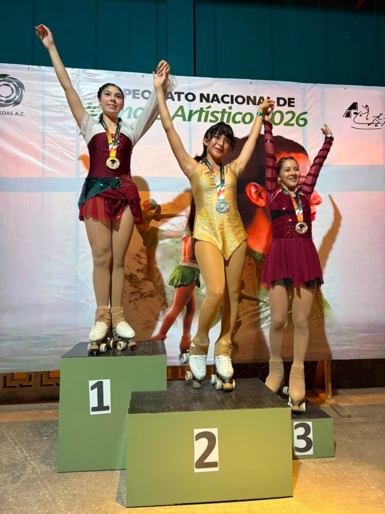POTOSINOS CONQUISTAN 27 MEDALLAS EN CAMPEONATO NACIONAL DE PATINAJE