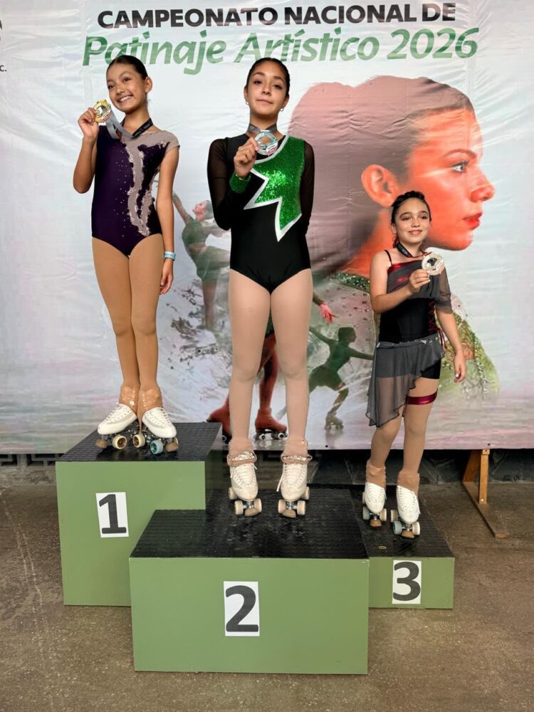 POTOSINOS CONQUISTAN 27 MEDALLAS EN CAMPEONATO NACIONAL DE PATINAJE