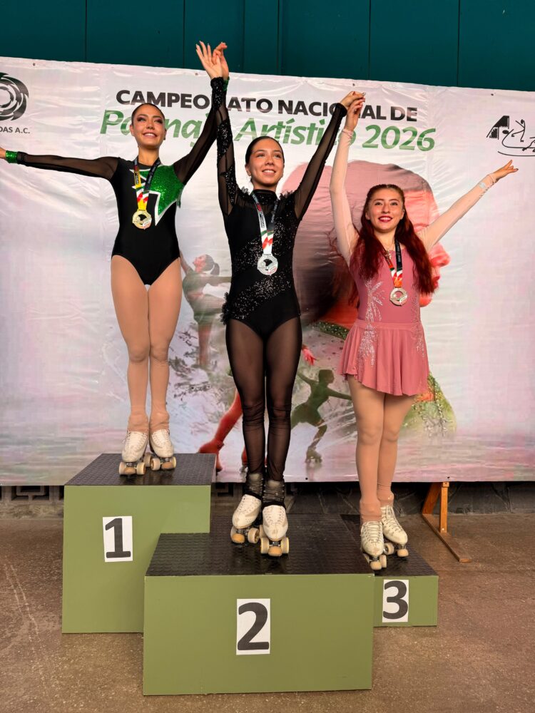POTOSINOS CONQUISTAN 27 MEDALLAS EN CAMPEONATO NACIONAL DE PATINAJE