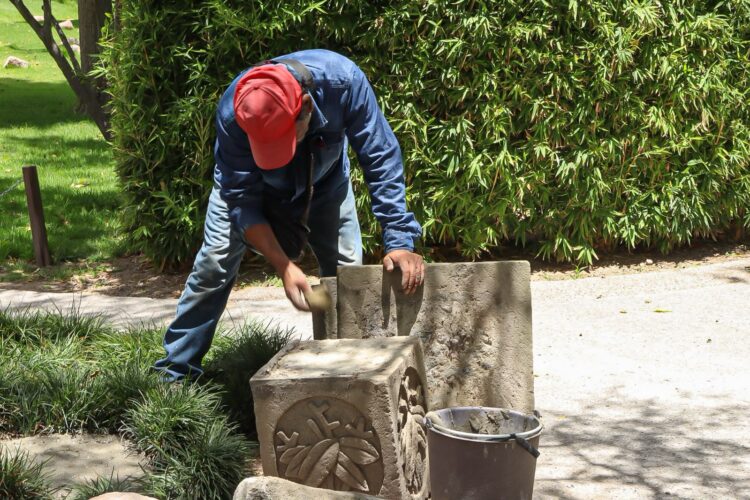 PARQUE JAPONÉS DEL TANGAMANGA I RECIBE MANTENIMIENTO INTEGRAL