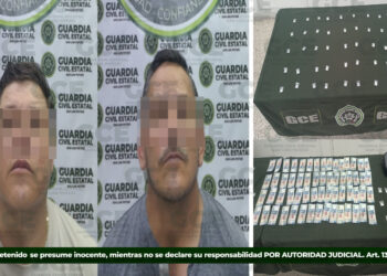 CON SISTEMA DE RECONOCIMIENTO FACIAL GCE DETIENE A DOS OBJETIVOS PRIORITARIOS
