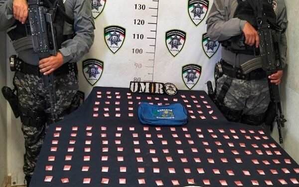 Policía de la Capital asegura 163 dosis de cristal durante recorrido de vigilancia en la Central de Abastos