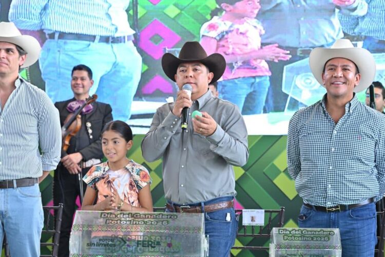RICARDO GALLARDO CELEBRA EL DÍA DEL GANADERO POTOSINO Y REFRENDA SU RESPALDO AL SECTOR