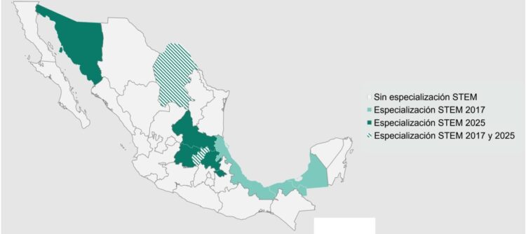 SAN LUIS POTOSÍ, ENTRE LOS SIETE ESTADOS DEL PAÍS CON ESPECIALIZACIÓN STEM