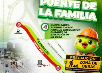 🚧 RUTAS ALTERNAS DURANTE LAS OBRAS DEL PUENTE DE LA FAMILIA