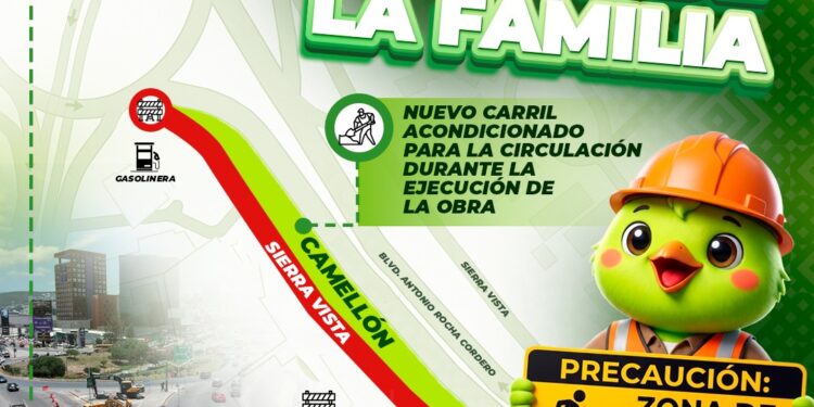 🚧 RUTAS ALTERNAS DURANTE LAS OBRAS DEL PUENTE DE LA FAMILIA
